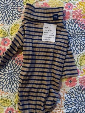 NWT large little beast striped dog shirt